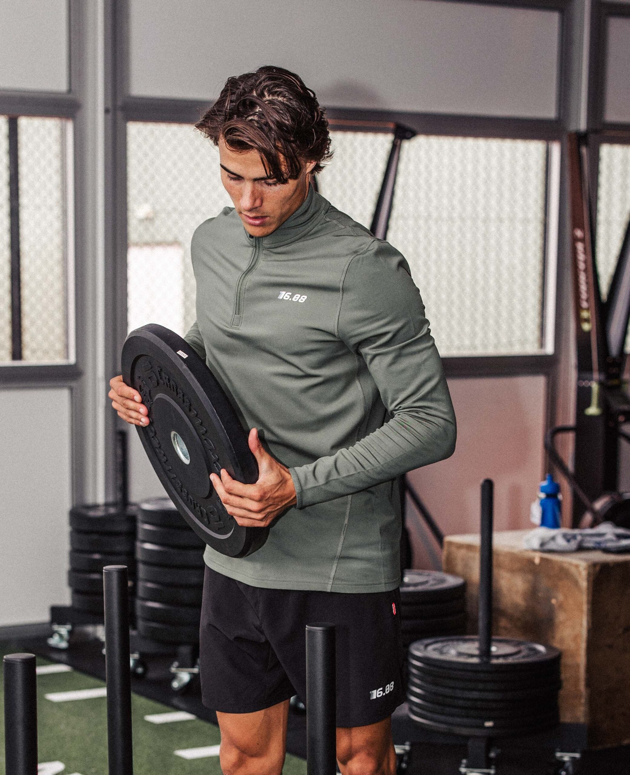 Sport Fleece Sweater Green