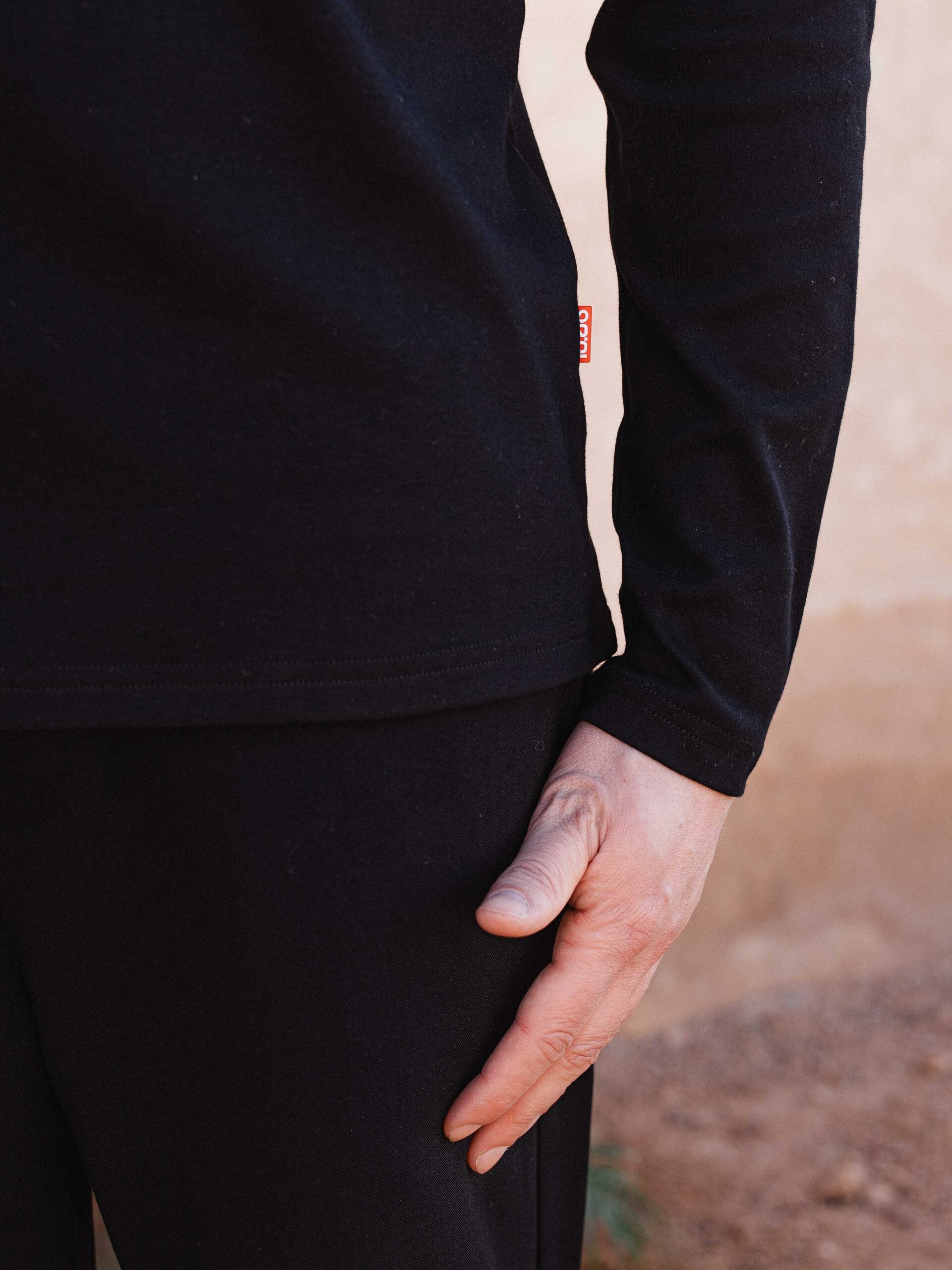 Black Oversized Longsleeve