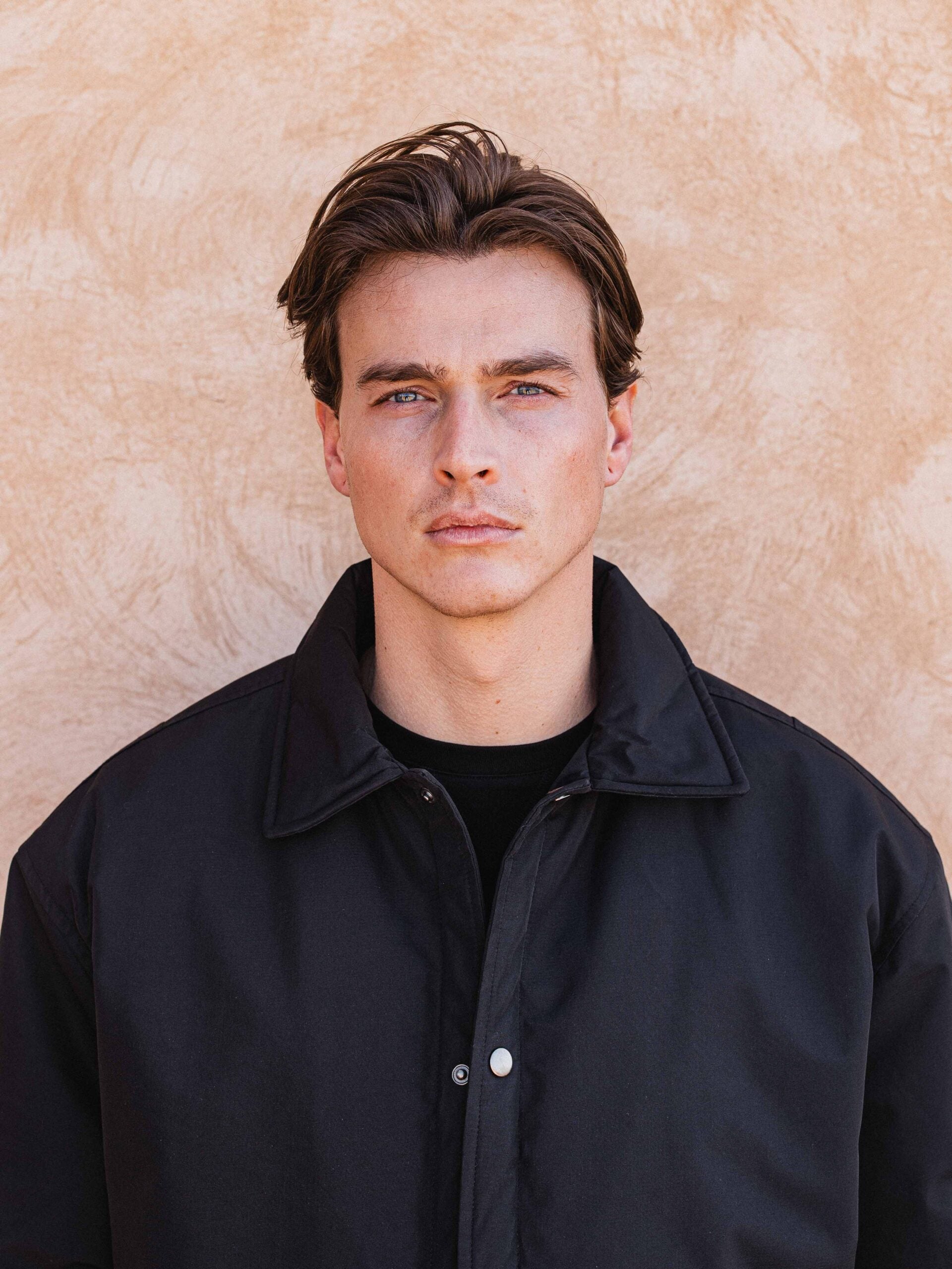 Black Padded Coach Jacket