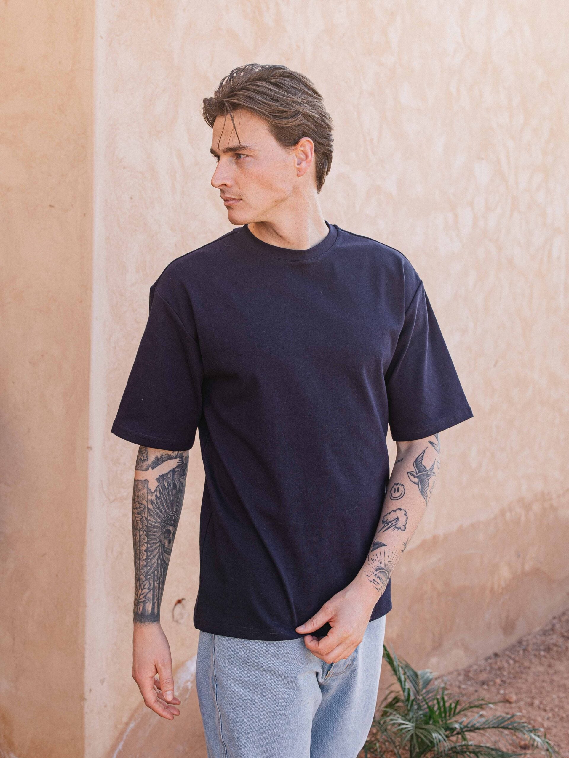 Navy Oversized T-shirt