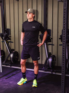 Sporthemd, Übergröße, Schwarz