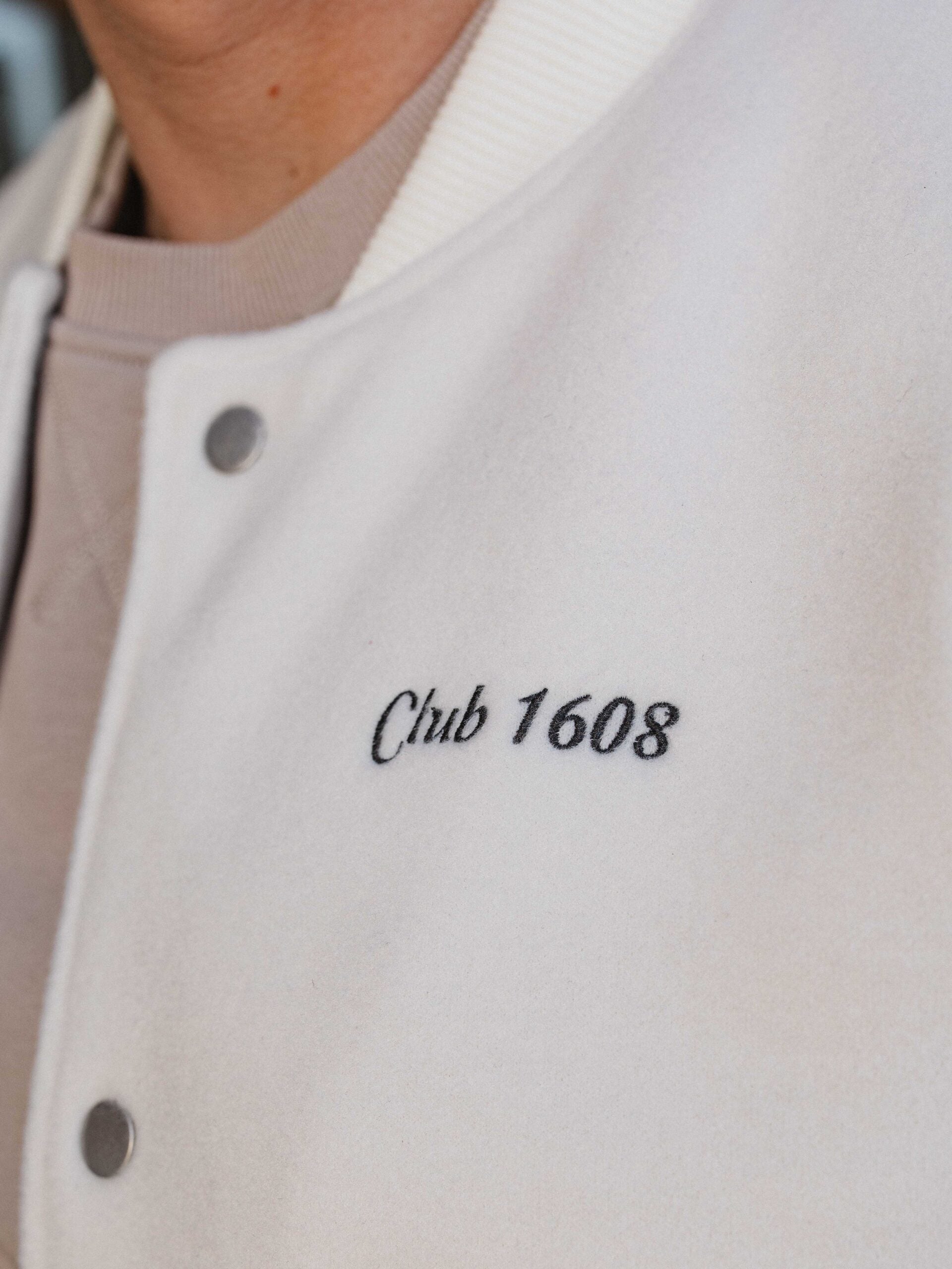 Off White Baseball Jacket