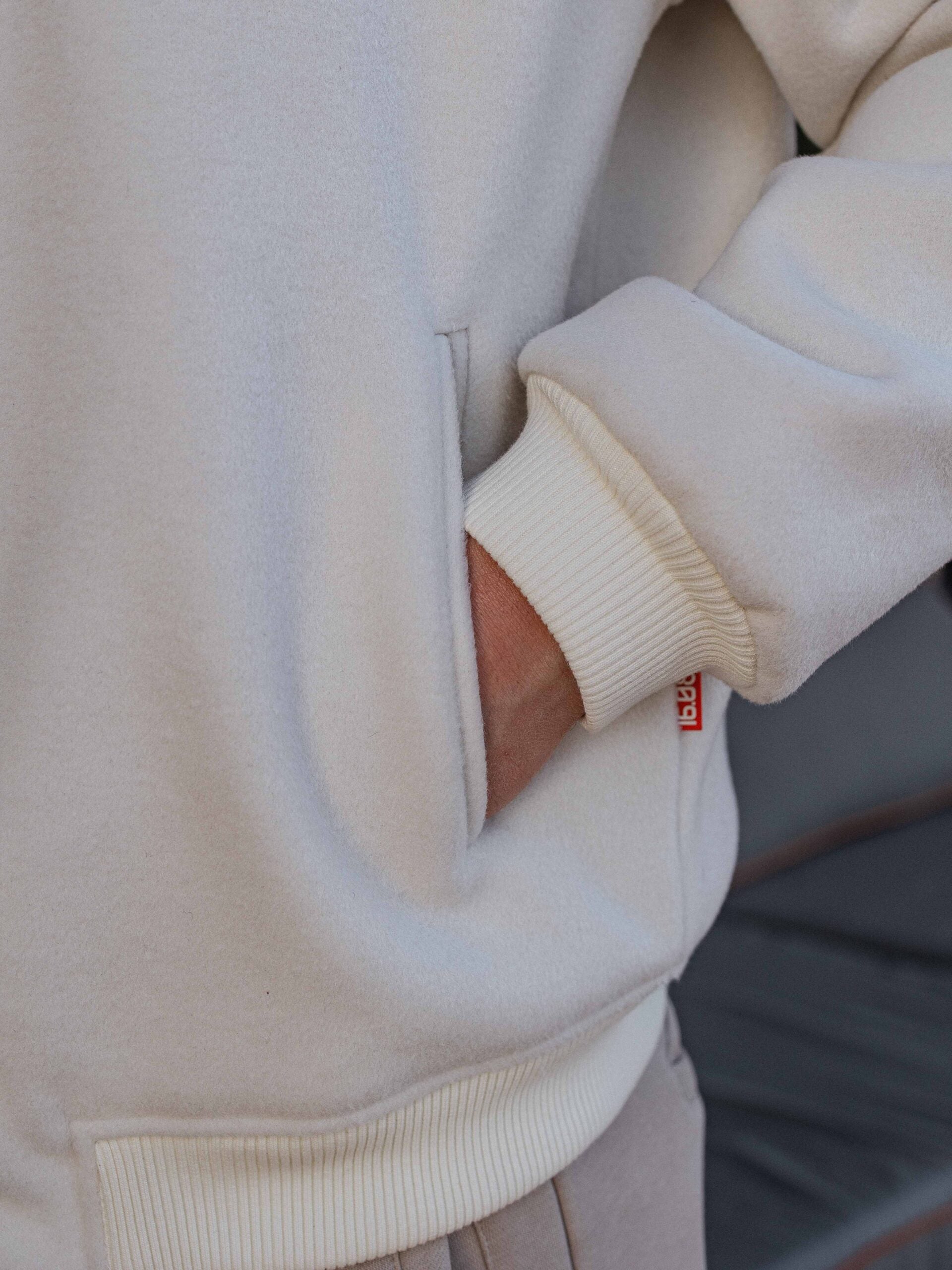 Off White Baseball Jacket