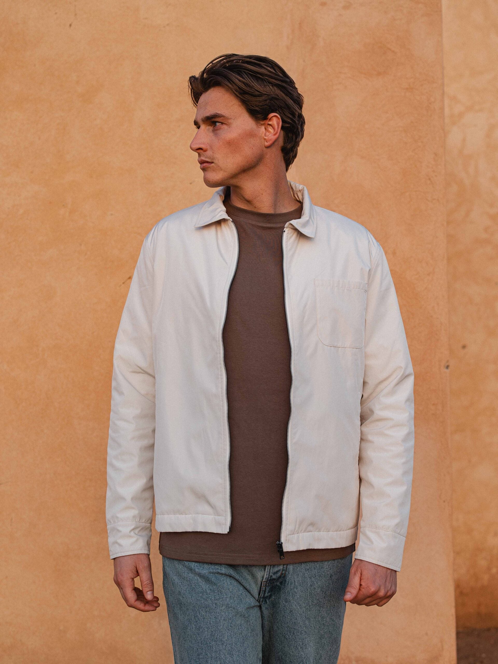 Off White Soft Jacket