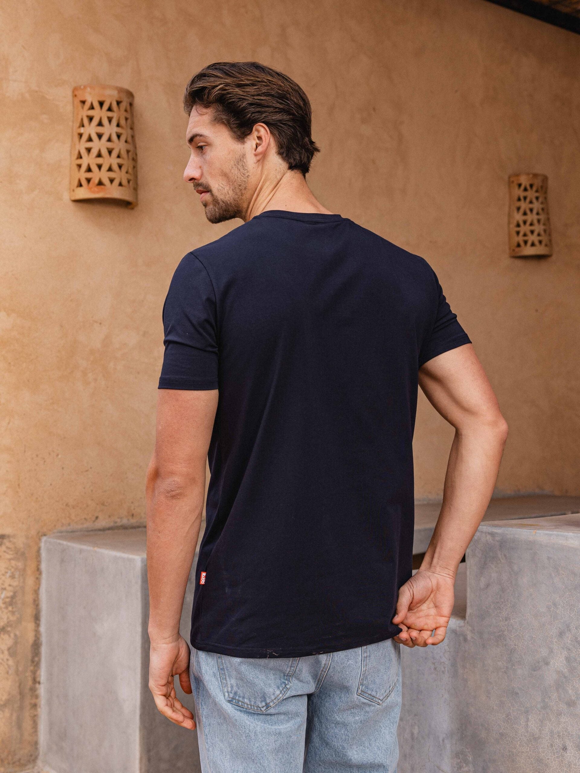 Navy Club Slimfit T-shirt