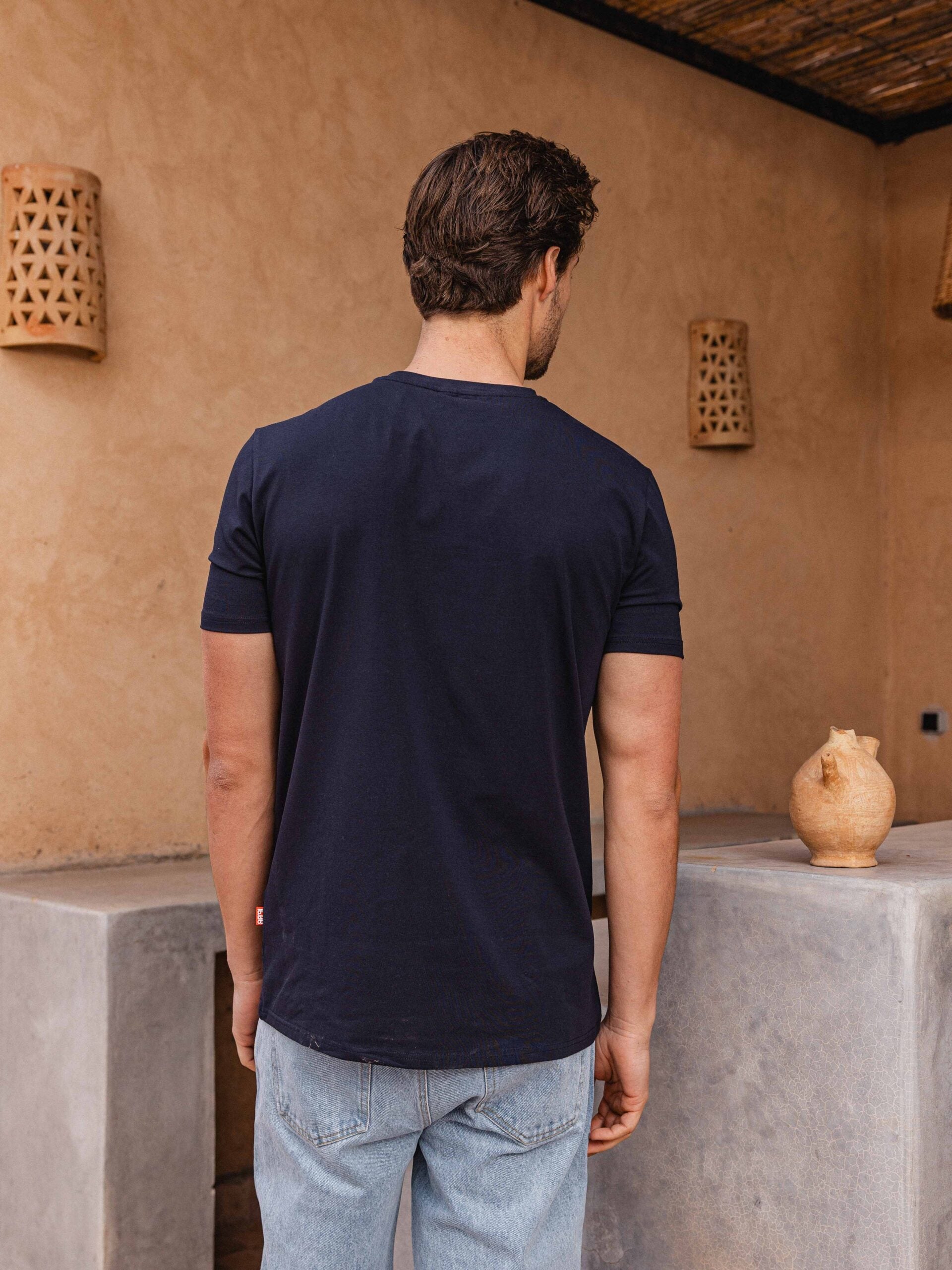 Navy Club Slimfit T-shirt