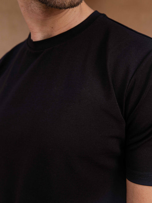 Black Slim-fit T-shirt