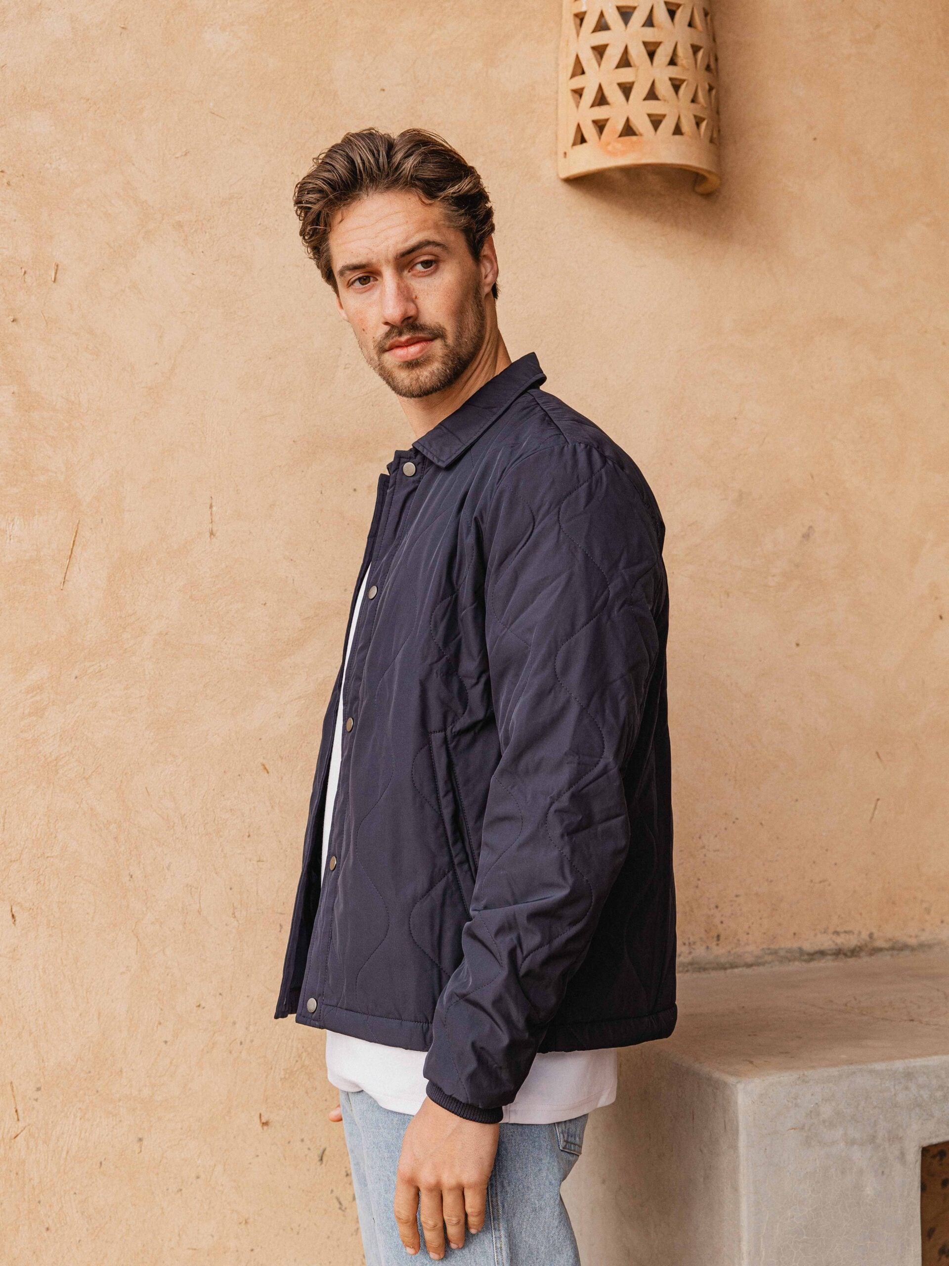 Stitch Jacket Navy