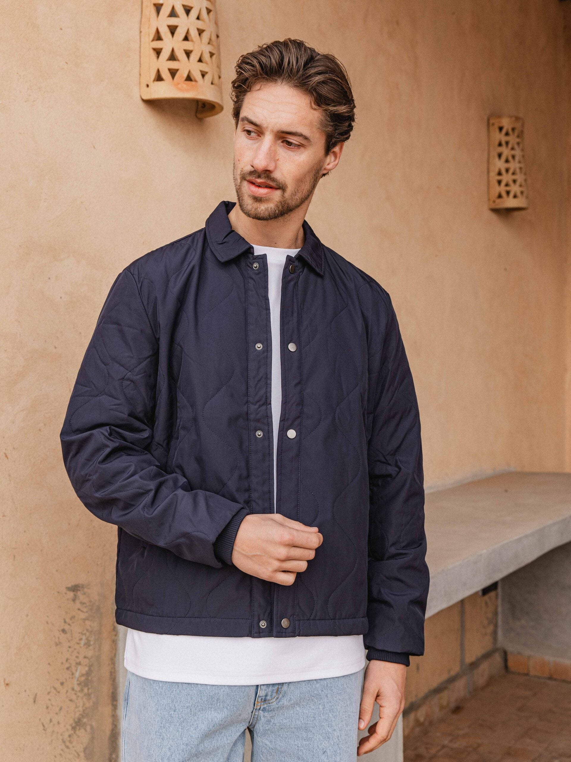 Stitch Jacket Navy