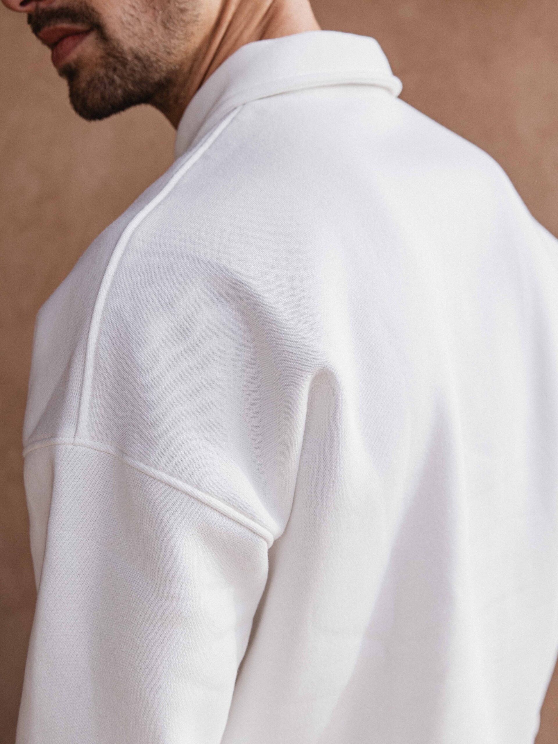 White Polo Sweater