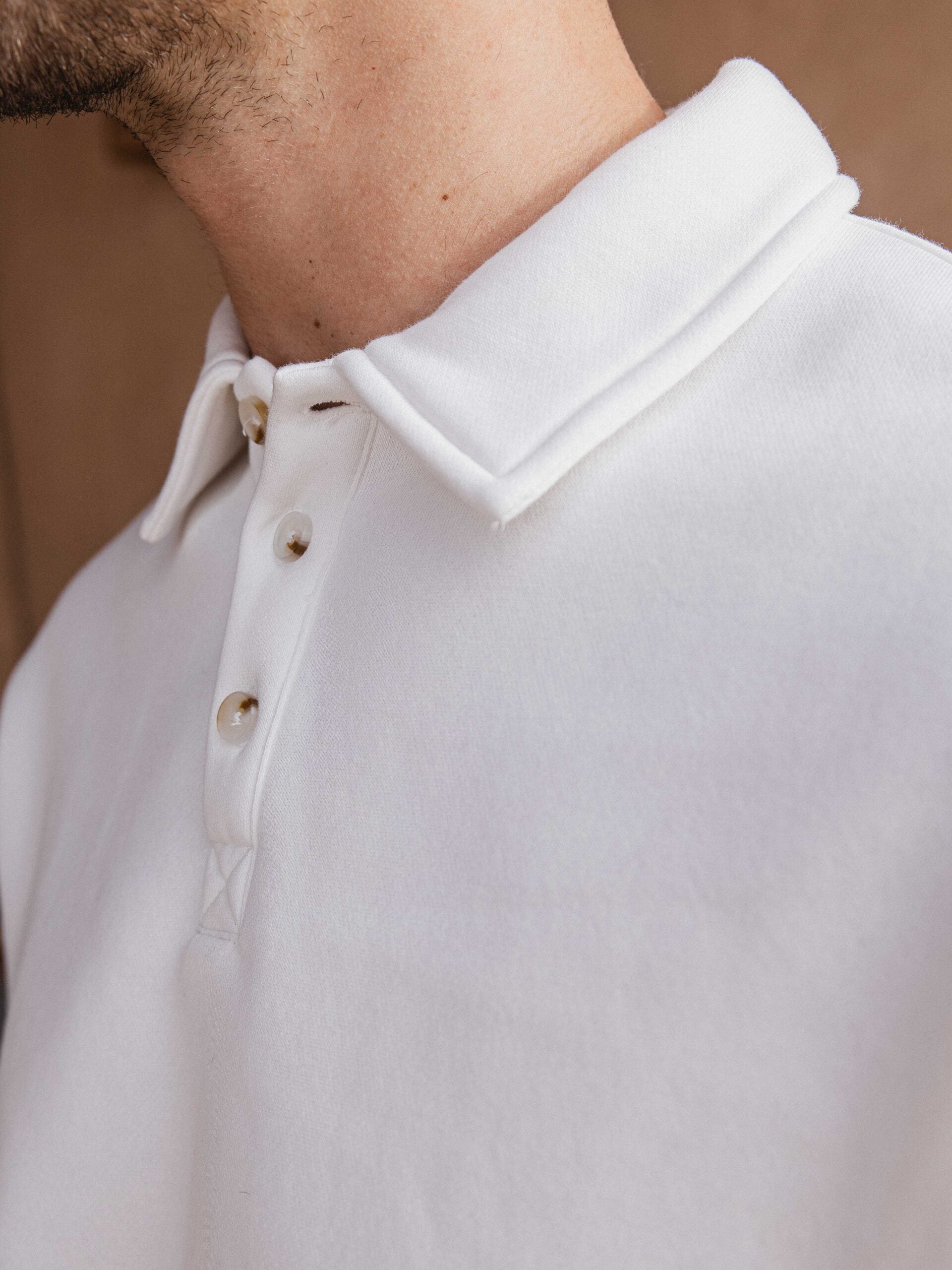 White Polo Sweater