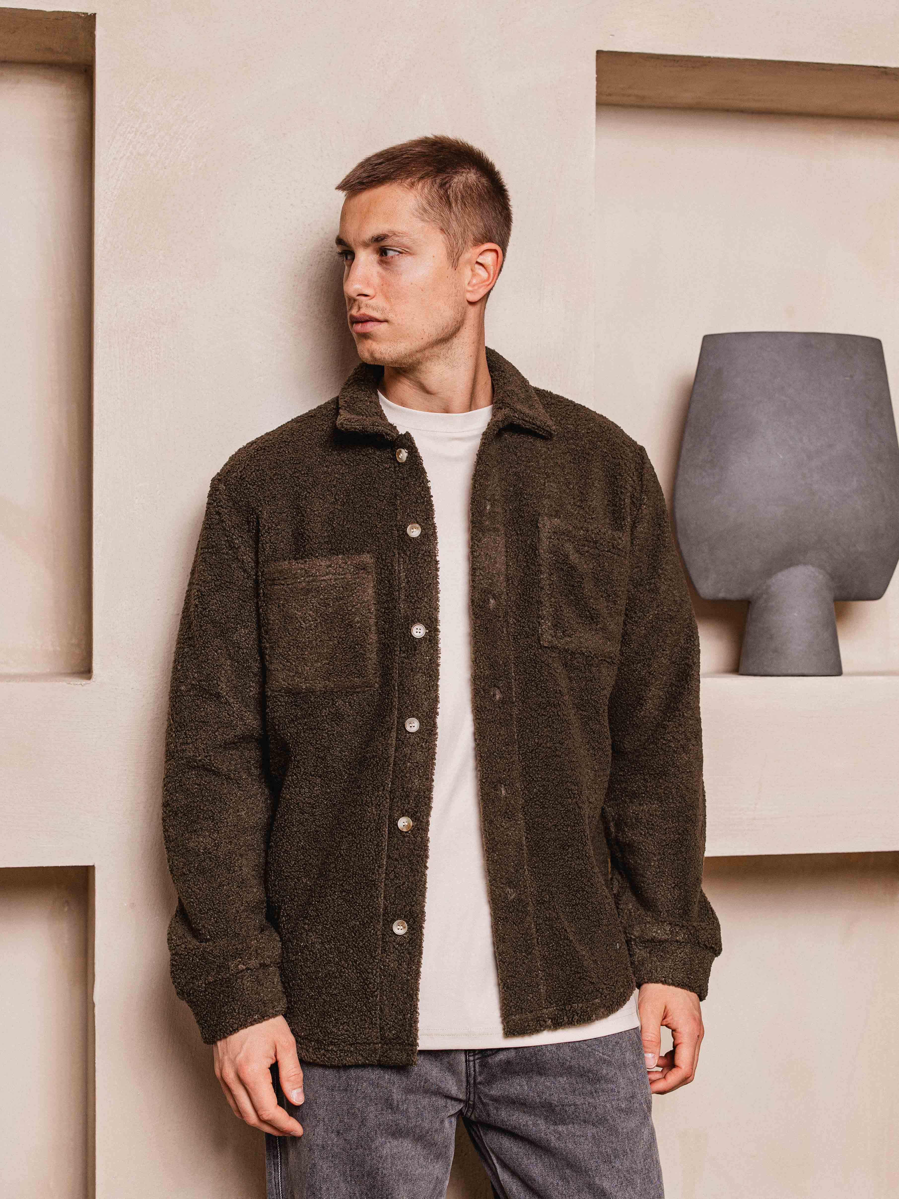 Army Teddy Overshirt Sample