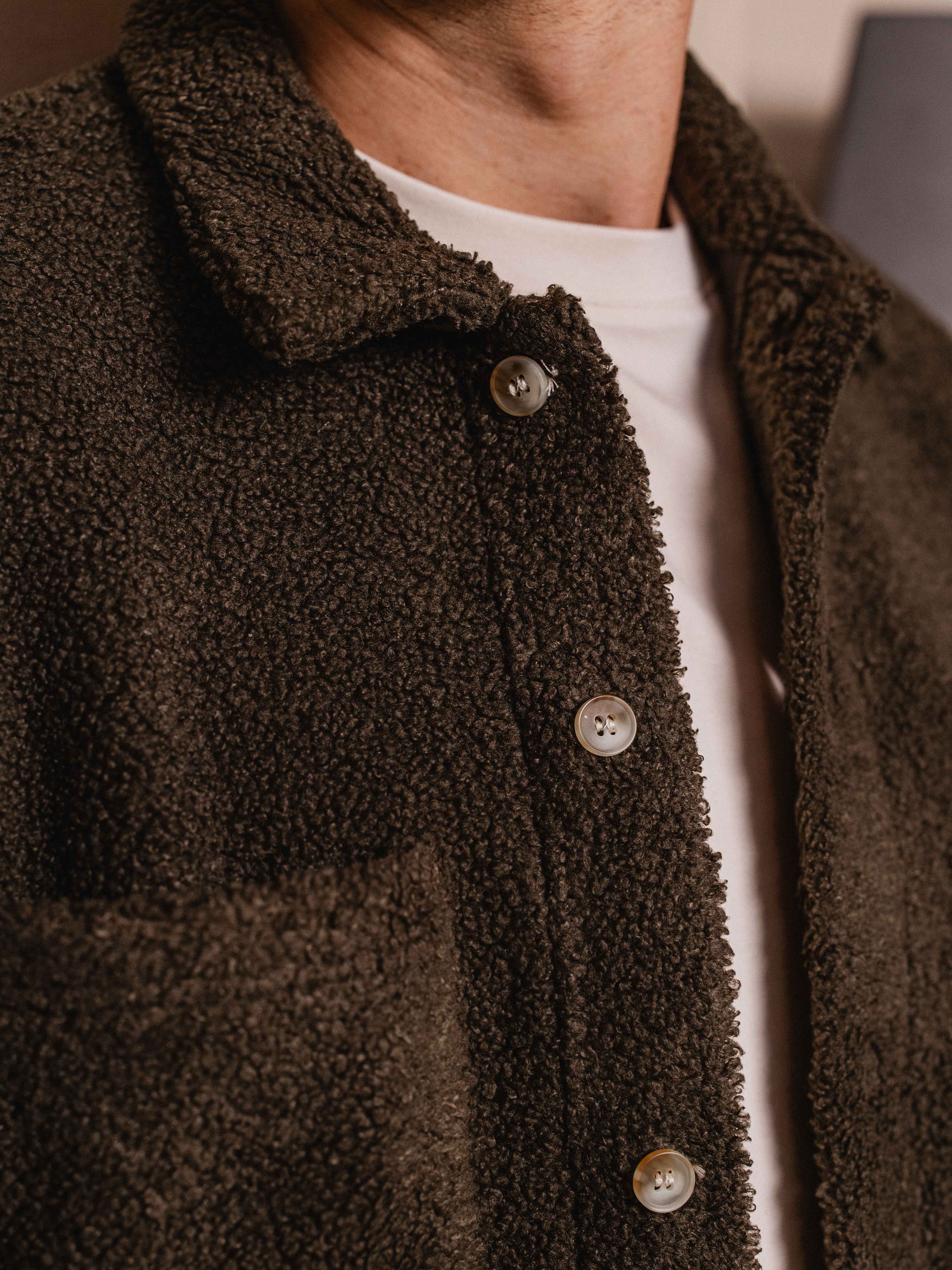 Army Teddy Overshirt Sample