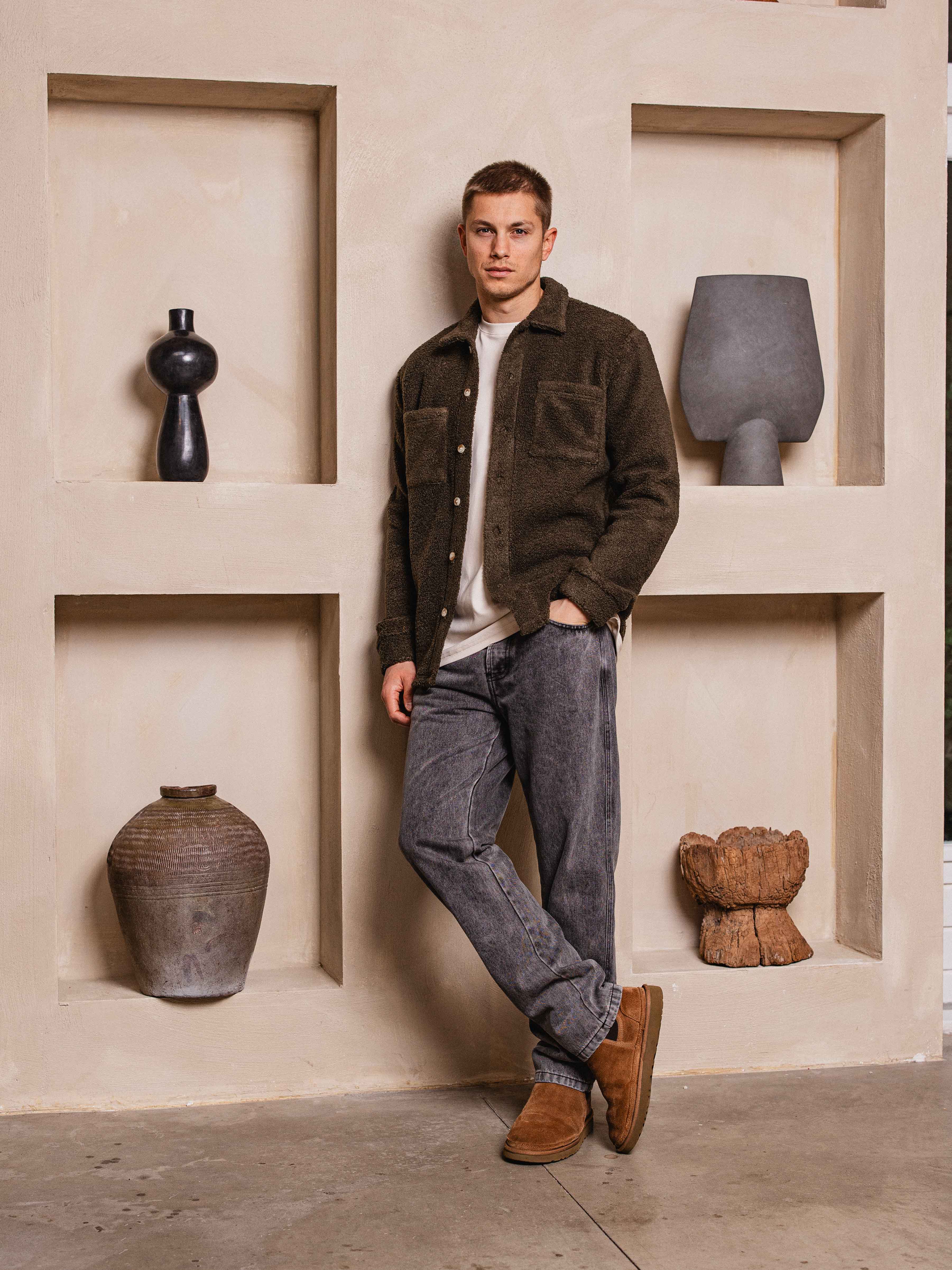 Army Teddy Overshirt Sample