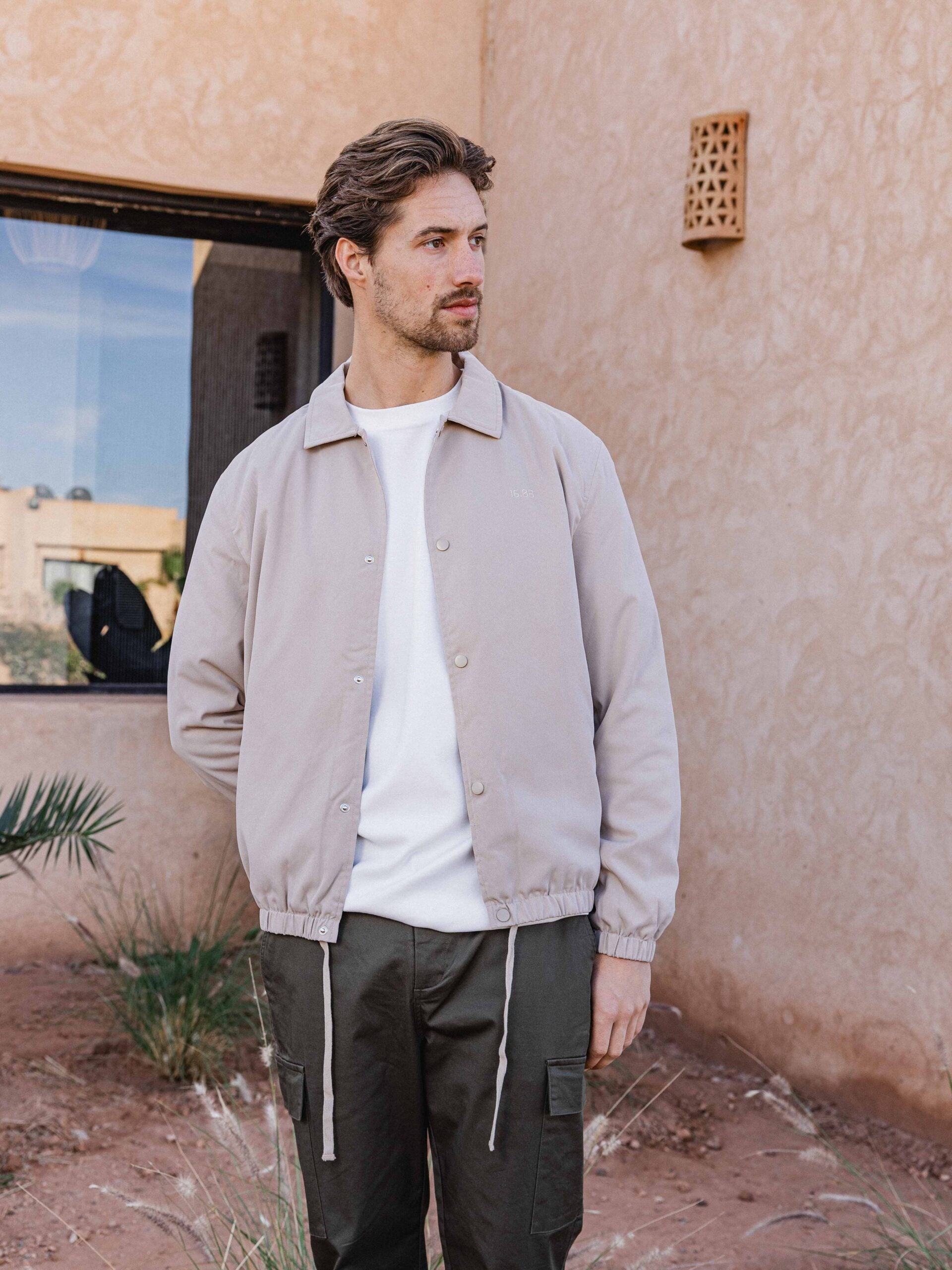 Cream Coach Jacket