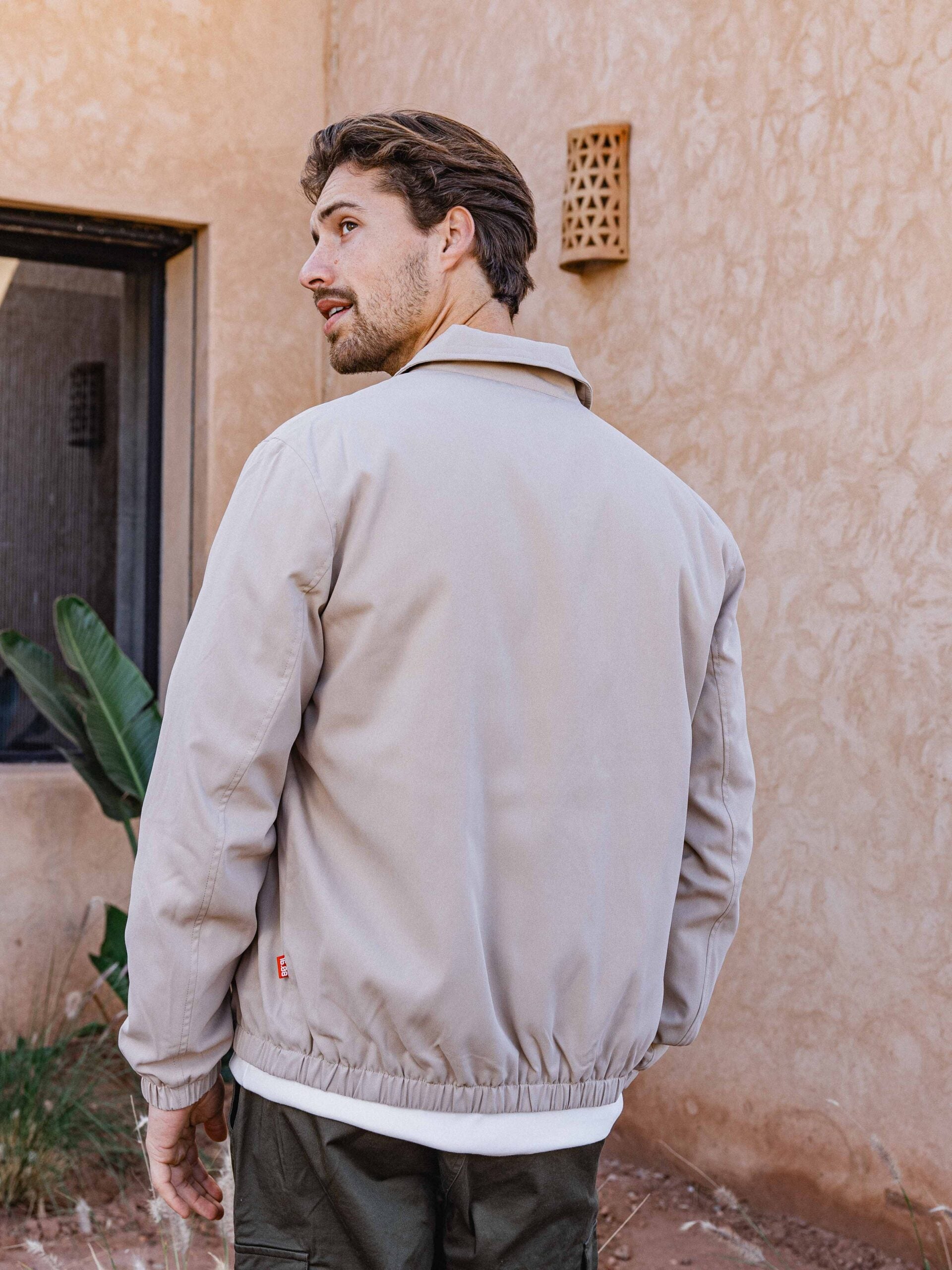 Cream Coach Jacket