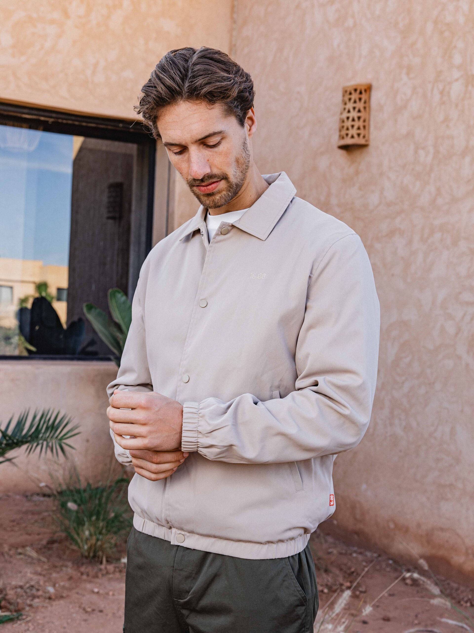 Cream Coach Jacket
