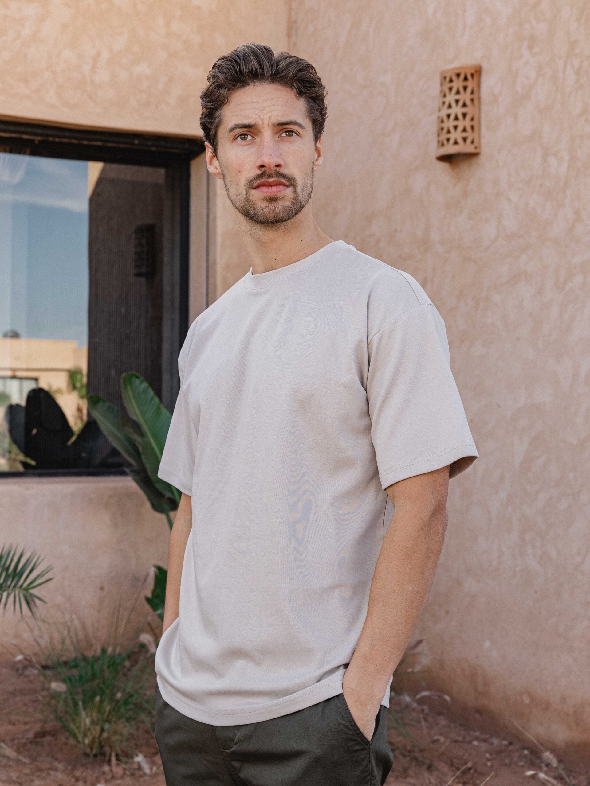 Stone White Oversized T-shirt