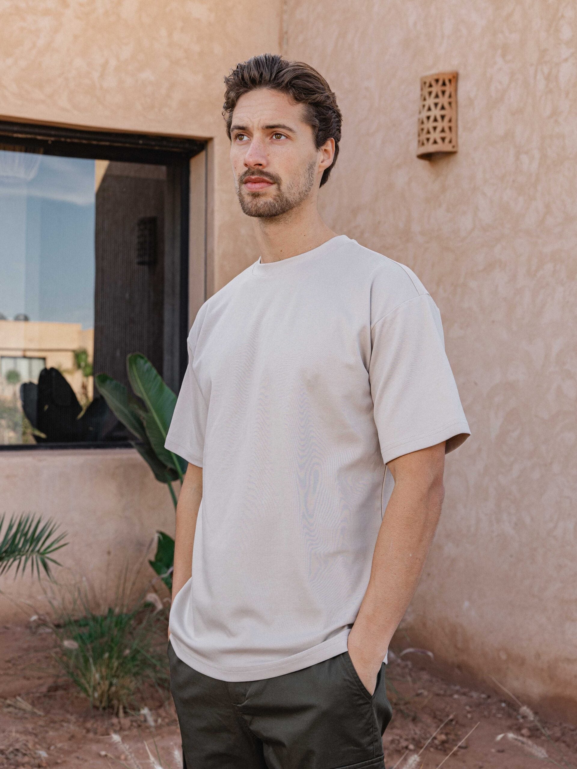 Stone White Oversized T-shirt