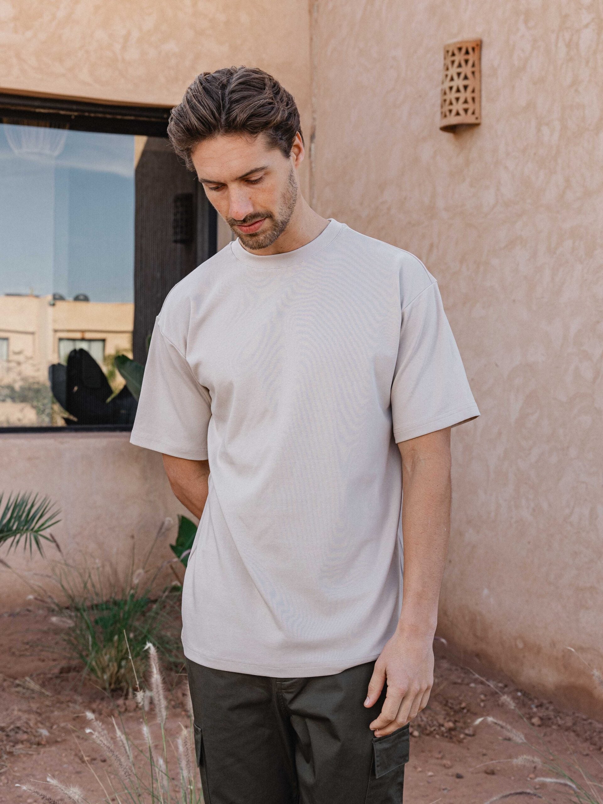 Stone White Oversized T-shirt
