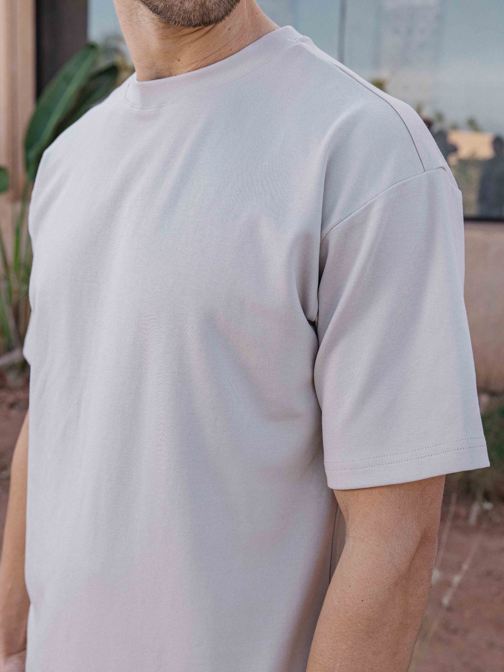 Stone White Oversized T-shirt