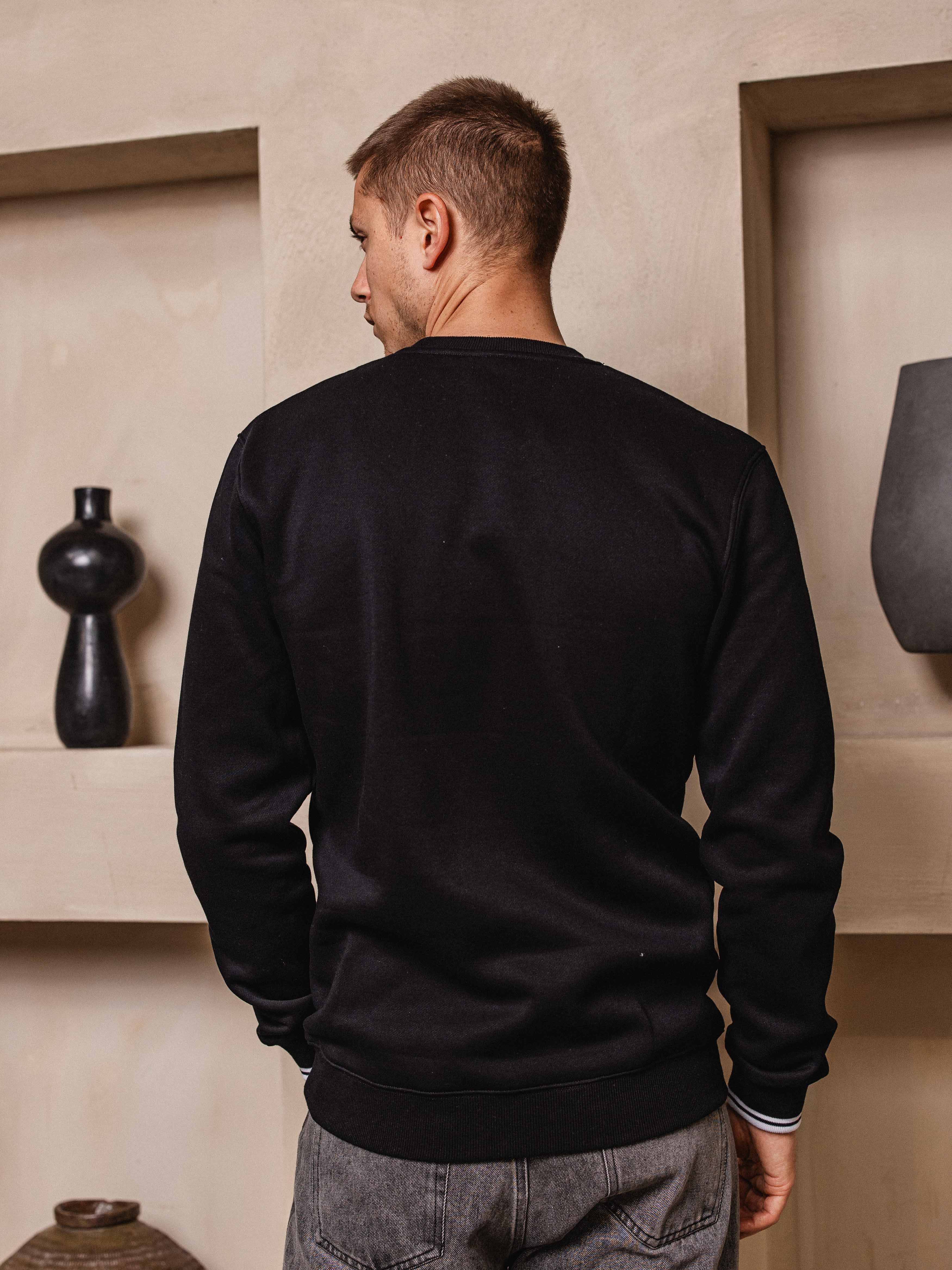 Black Logo Sweater Sample