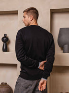 Black Logo Sweater Sample