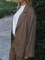 Brown Femme Blazer