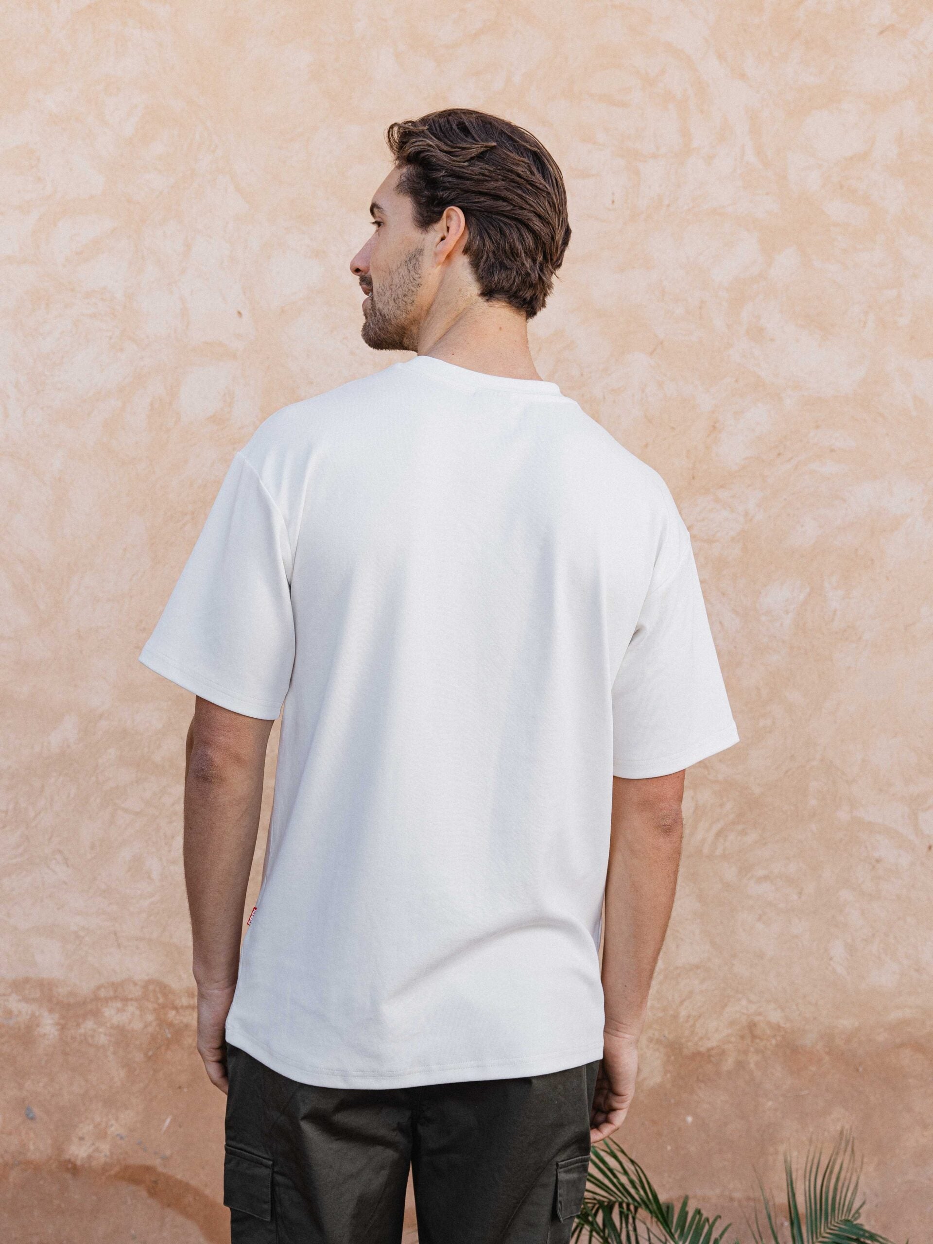 White Oversized Circle T-shirt