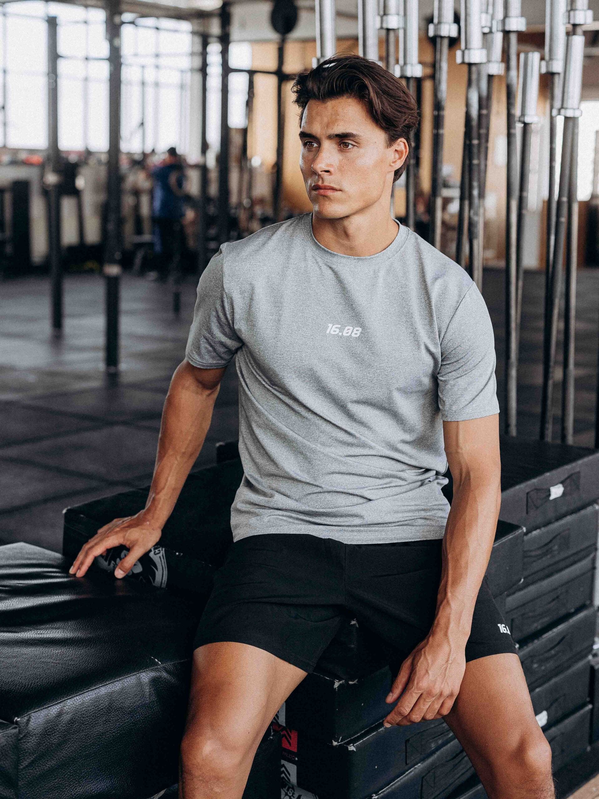 Sport Shirt Melange Grey