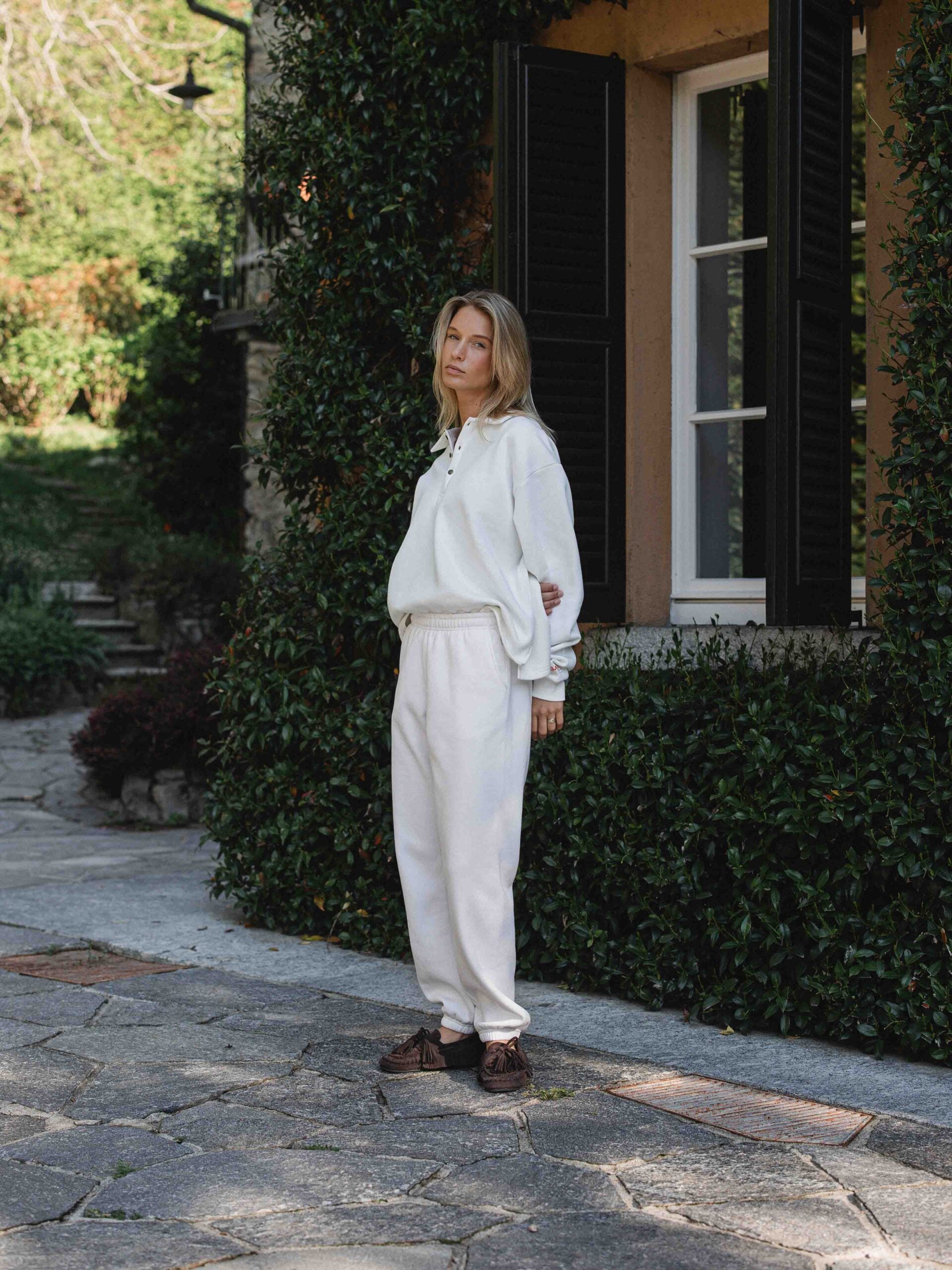 White Jogging Pants