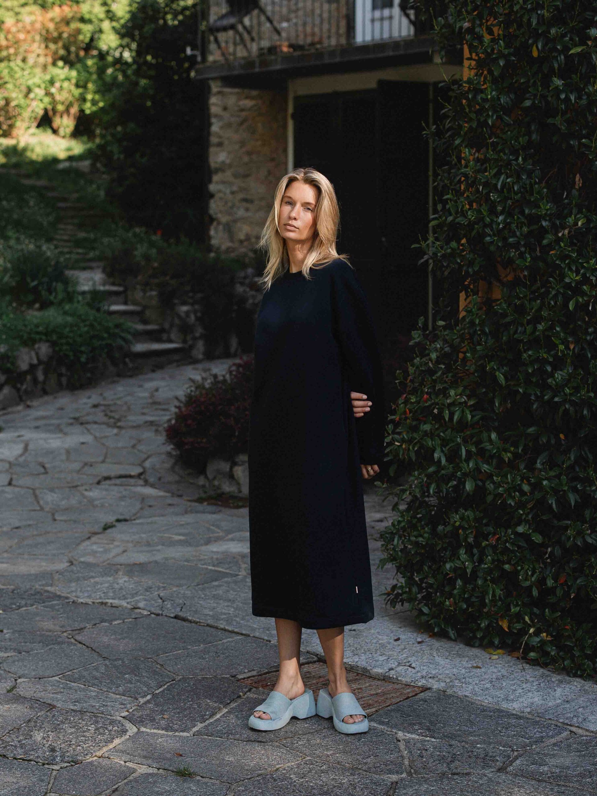 Navy Sweat Dress
