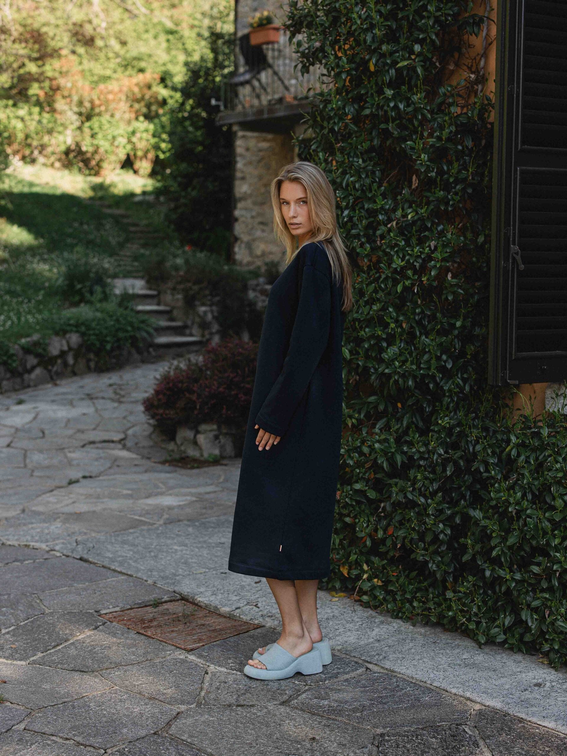 Navy Sweat Dress