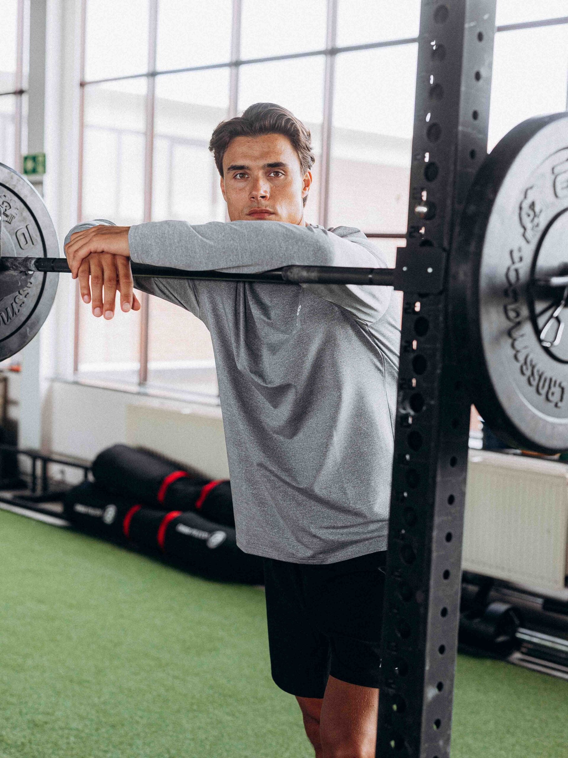 Melange Grey Sport Longsleeve