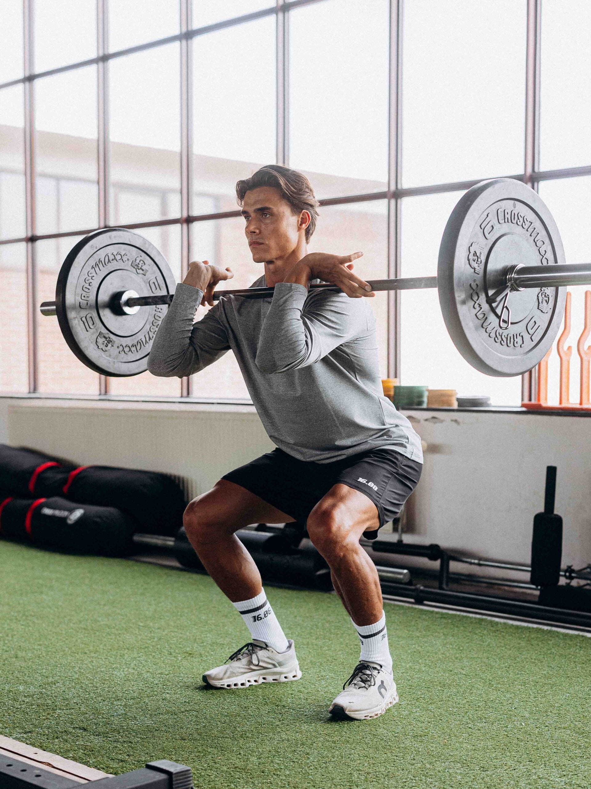 Melange Grey Sport Longsleeve