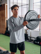 Melange Grey Sport Longsleeve