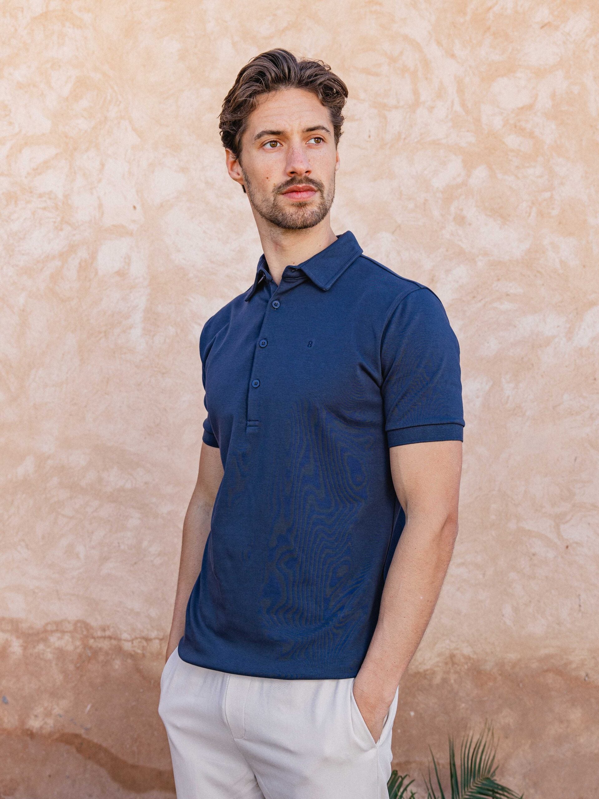 Navy Business Polo