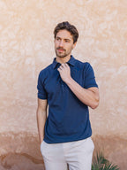Navy Business Polo