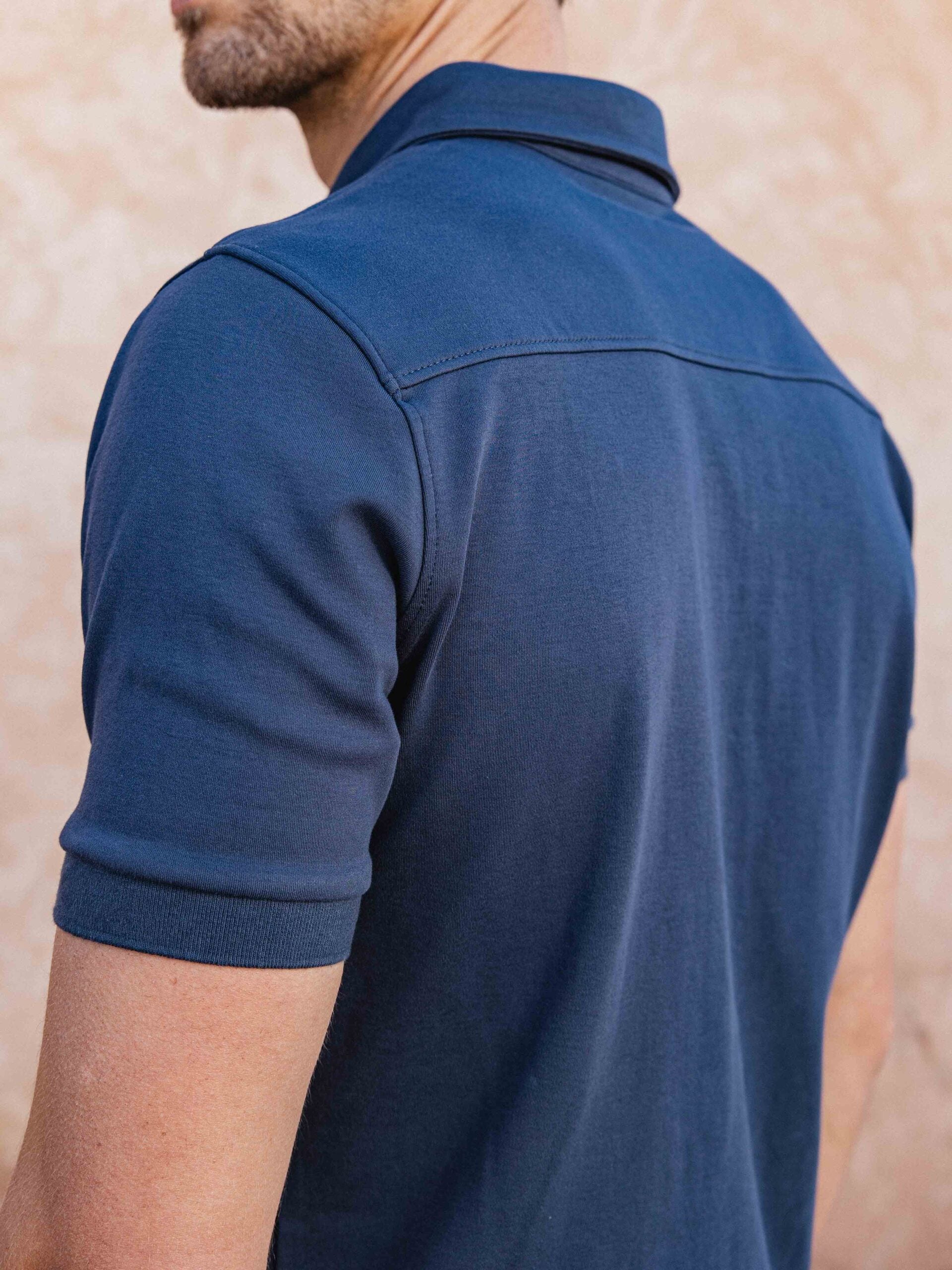 Navy Business Polo