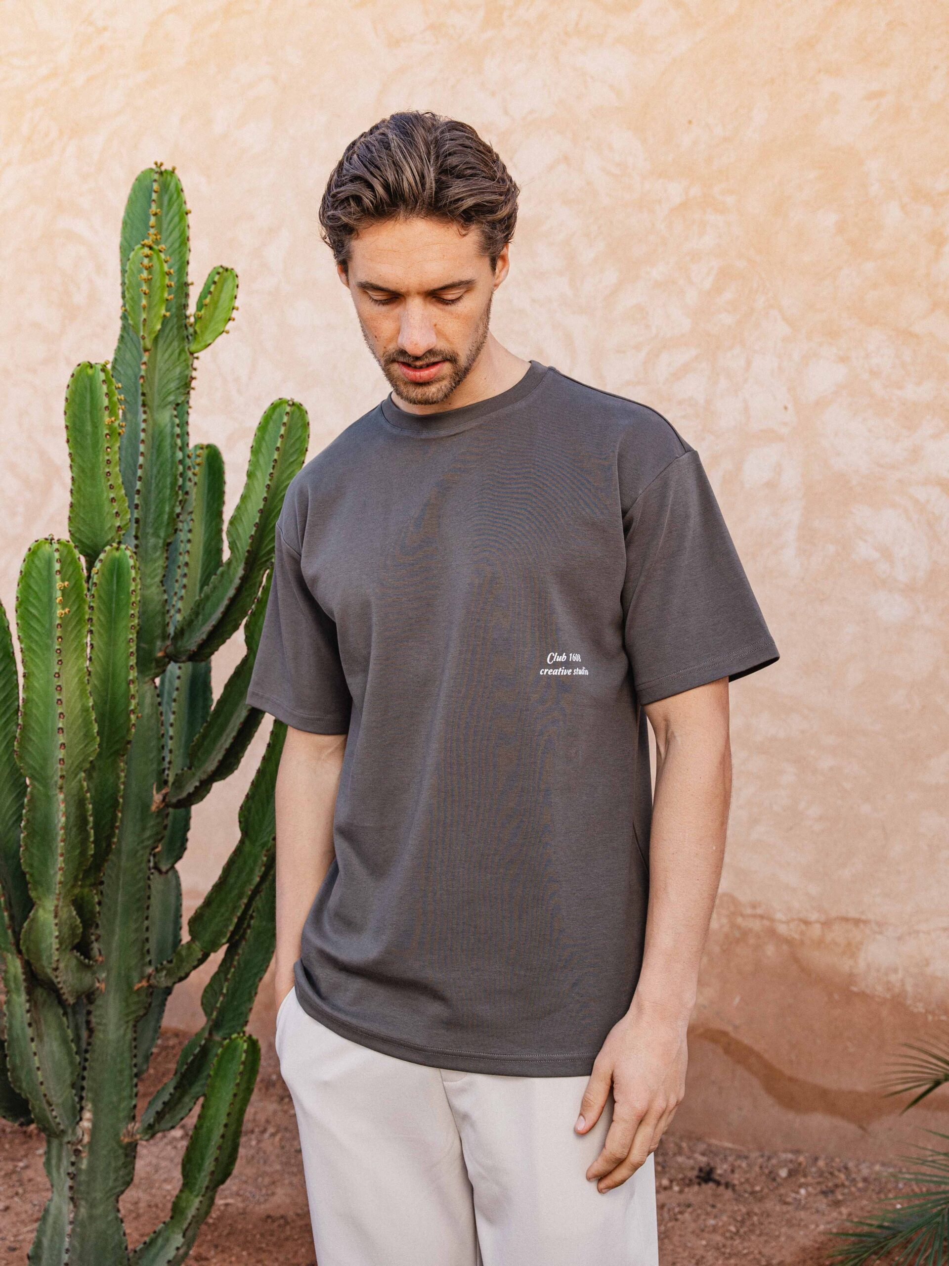 Oversized Text T-shirt Sample