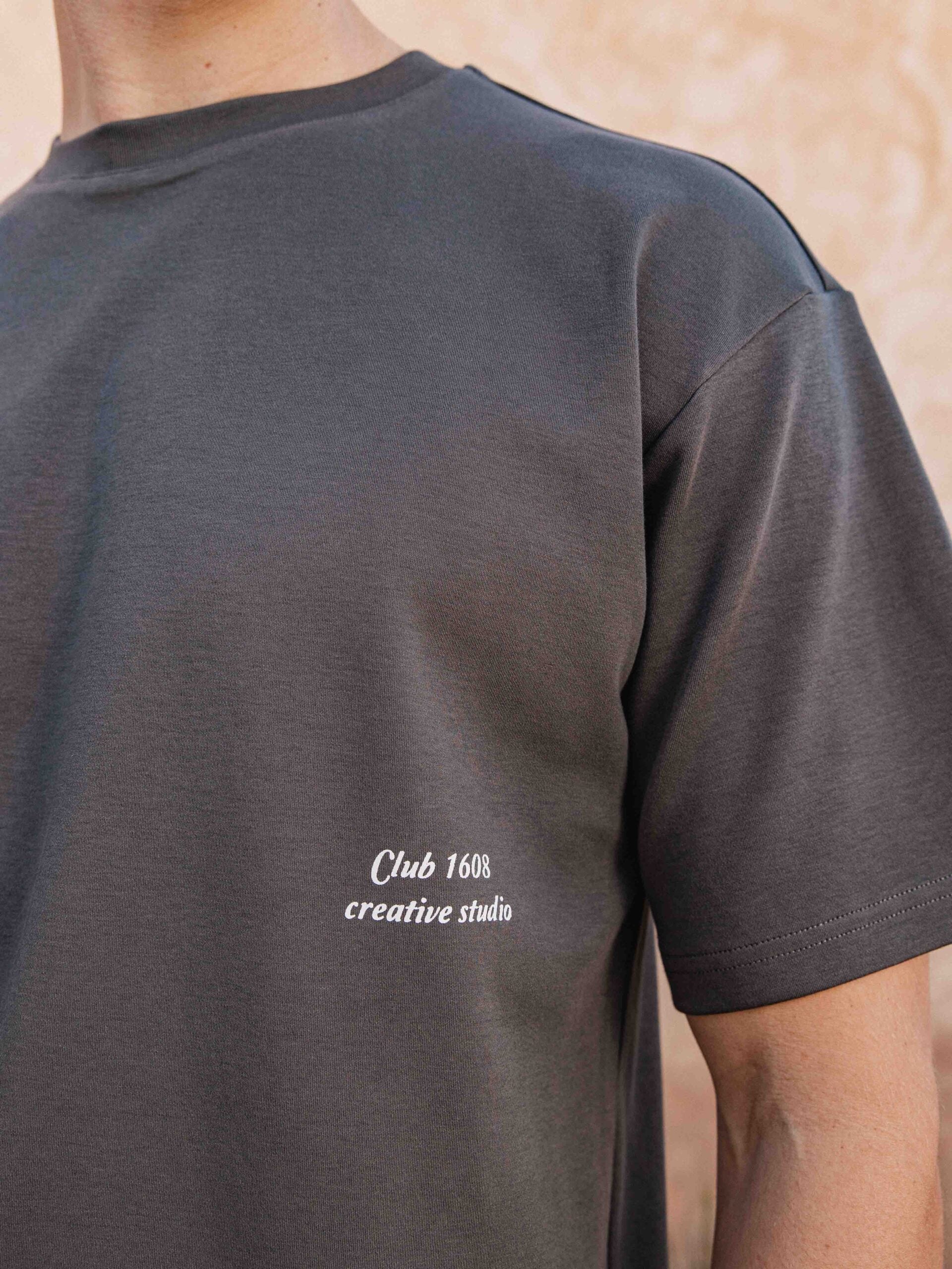 Oversized Text T-shirt Sample