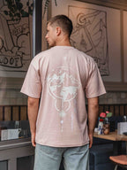 Old Pink Global Oversized T-shirt