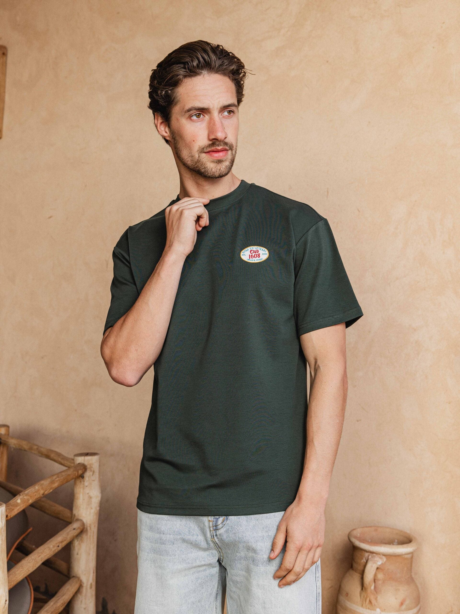 Green Patch Oversized T-shirt