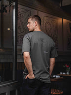 Off Black Compass Oversized T-shirt