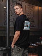 Black R'dam Oversized T-shirt