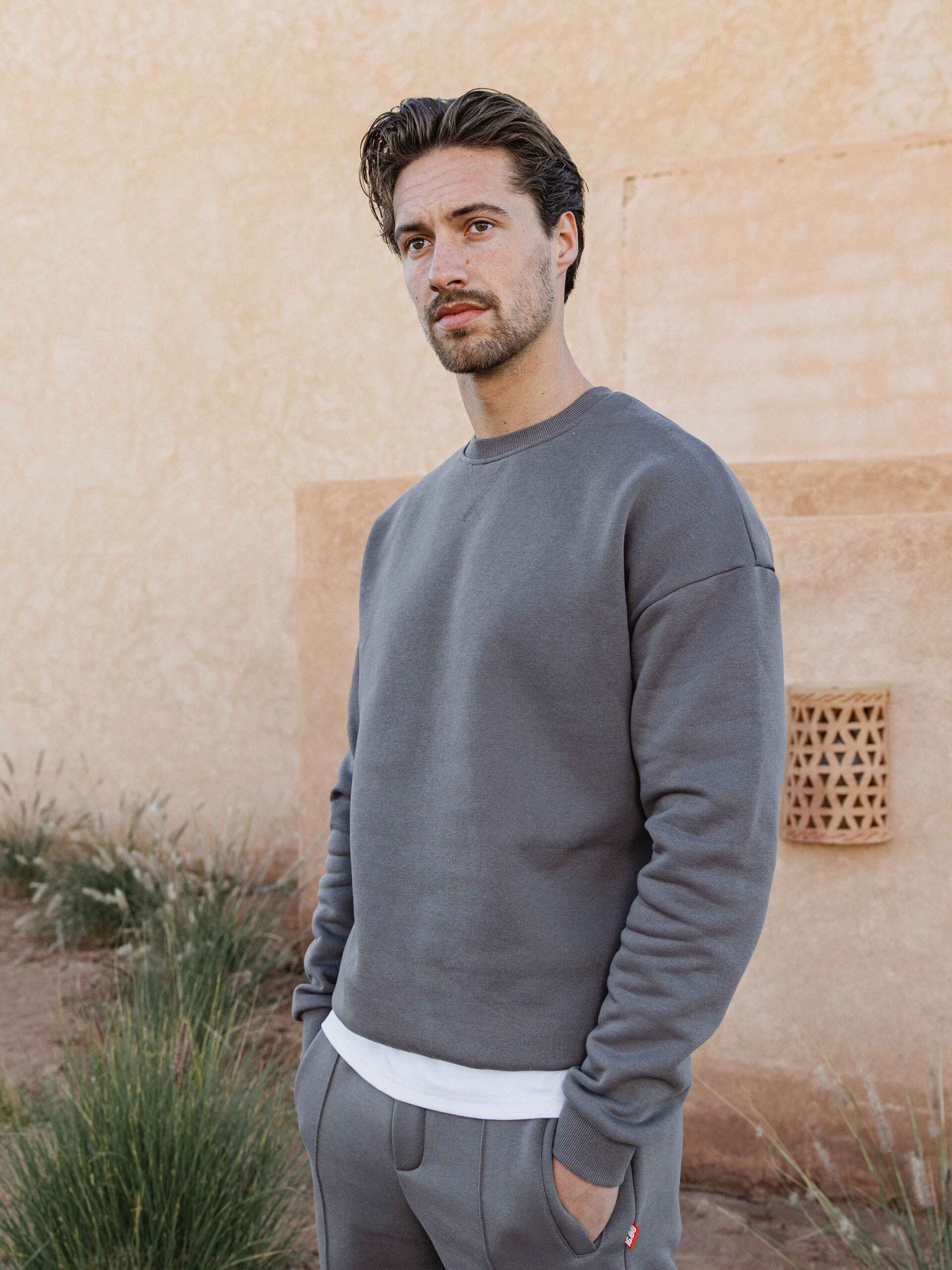 Dark Grey Oversized Sweater