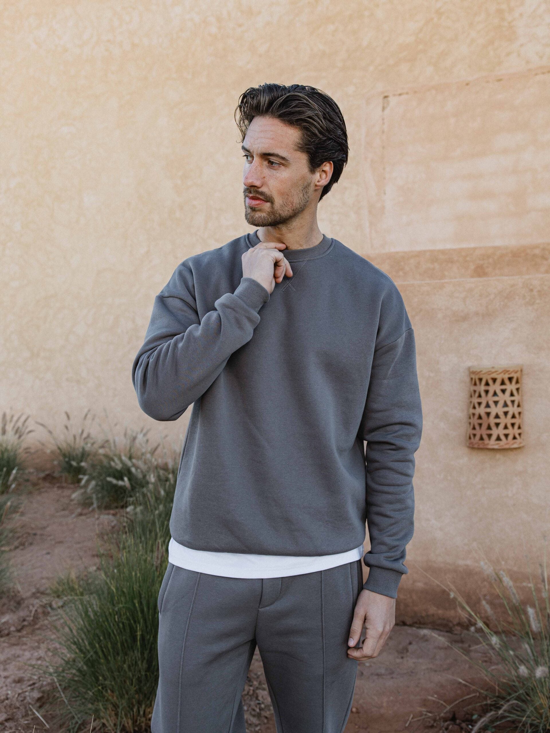 Dark Grey Oversized Sweater