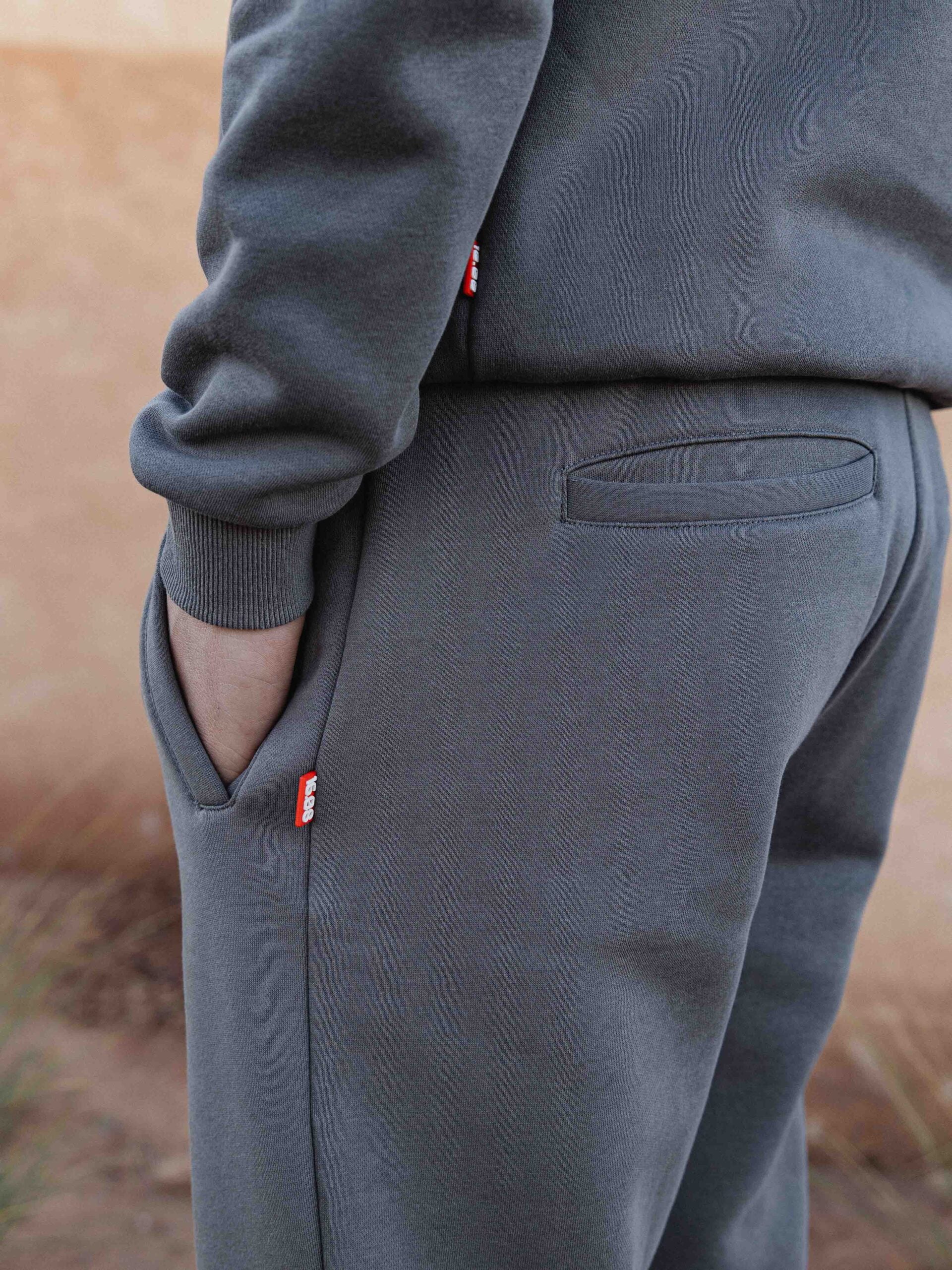 Dark Grey Ankle Sweat Pants