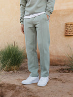 Green Ankle Sweat Pants