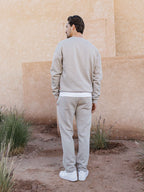 Beige Oversized Sweater Sample